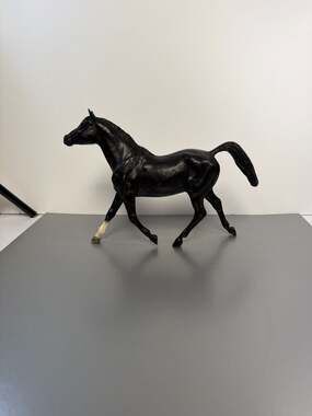 Breyer Traditional Proud Arabian Mare‎ #215 Black Horse Model